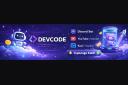 Discovery splash banner for Devcode Community Discord server
