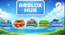 Discovery splash banner for Roblox Hub | Daily Roblox Games Giveaways & Robux prizes Discord server