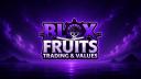 Discovery splash banner for Blox Fruits Trading Server | Stocks & Values Discord server