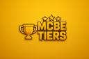 Discovery splash banner for MCBE Tiers (Native) - launching on May Discord server