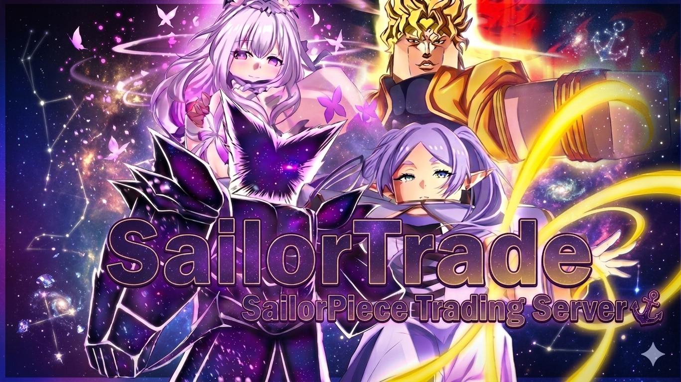 Discovery splash banner for SailorTrade | Sailor Piece Trading Server Discord server