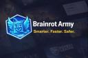 Discovery splash banner for Brainrot Army Discord server