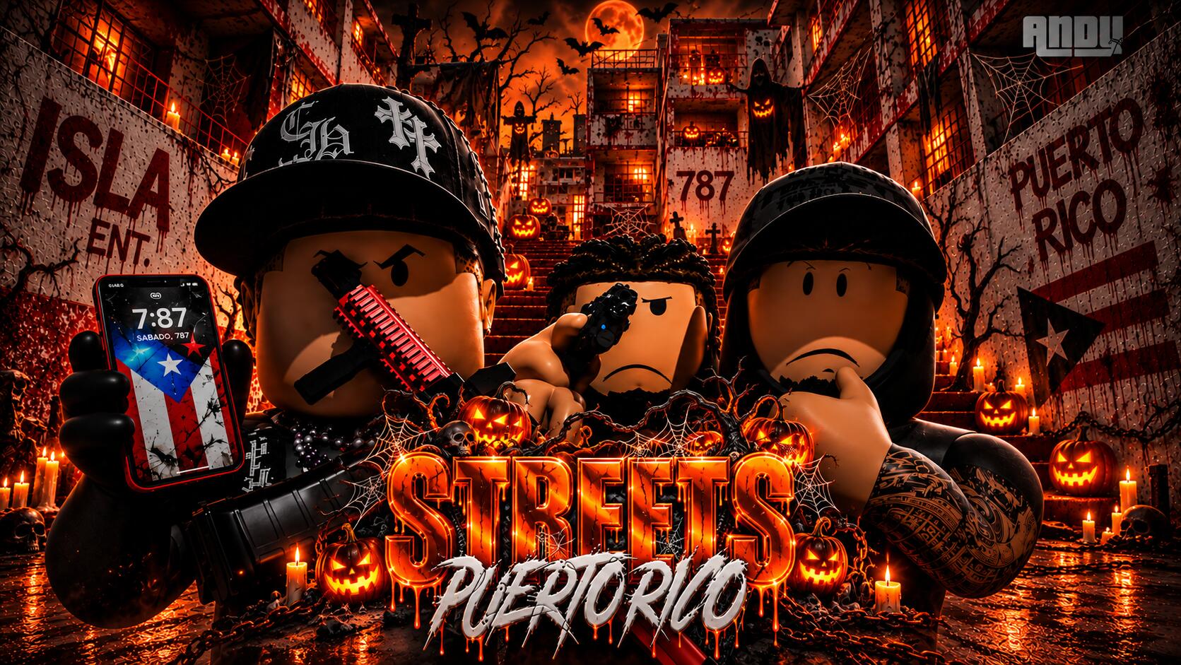 Discovery splash banner for 🌴🎃 | STTS Puerto Rico RP Discord server