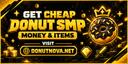 Discovery splash banner for Donut Nova Discord server