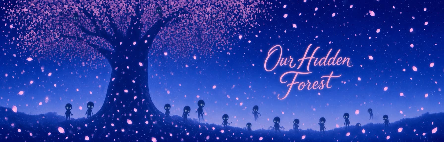 Discovery splash banner for Our Hidden Forest Discord server