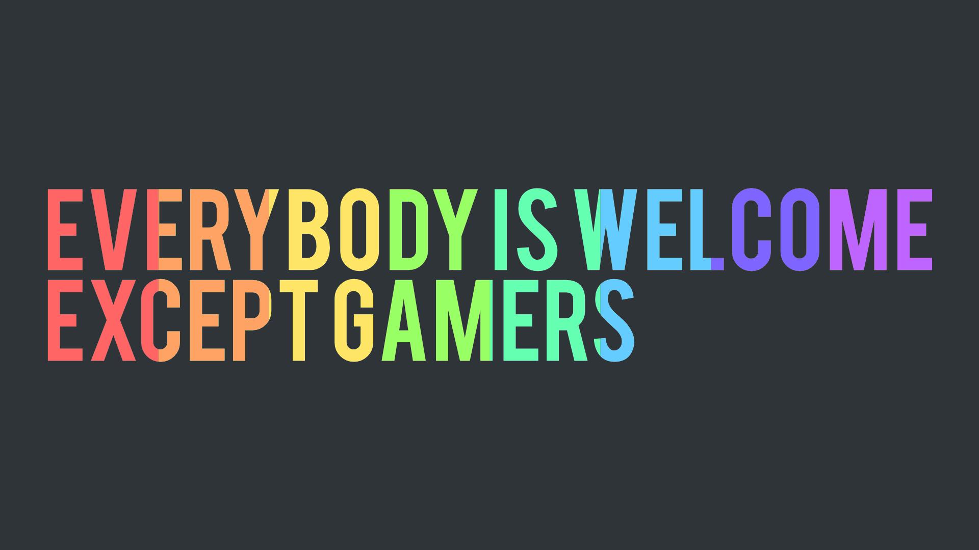 Discovery splash banner for /r/gamingcirclejerk Discord server