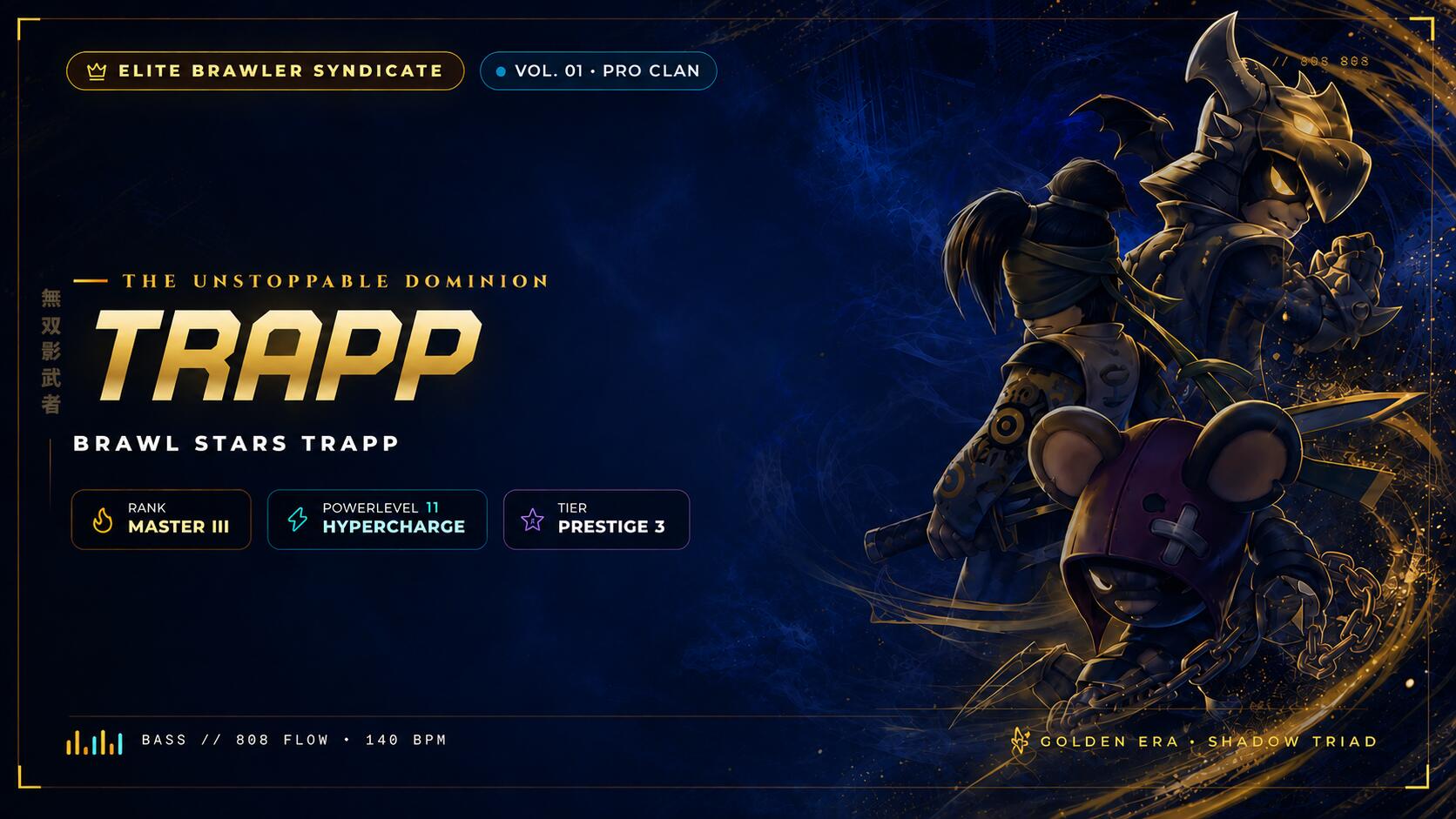 Discovery splash banner for 乂 Brawl Stars Trapp 乂 Discord server