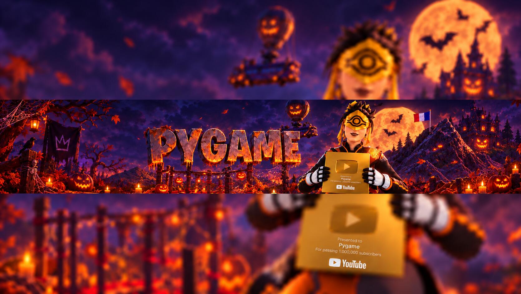 Discovery splash banner for ✨Pygame Family✨ Discord server