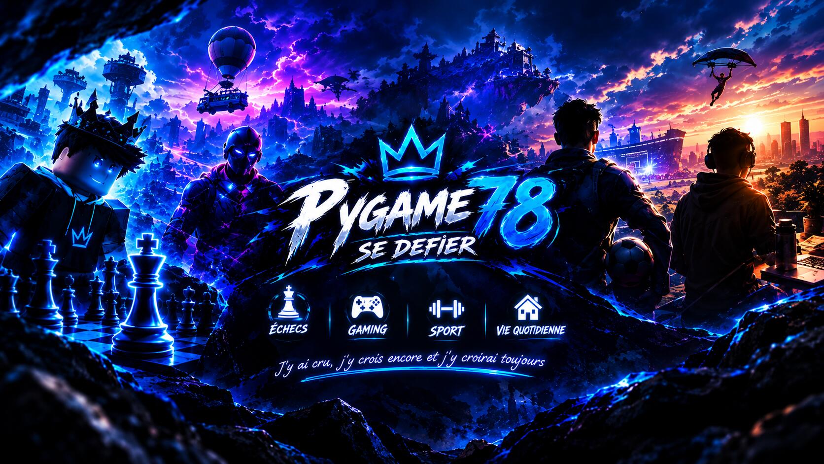 Discovery splash banner for ✨Pygame Family✨ Discord server