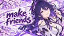 Discovery splash banner for 𐙚₊˚ make friends ⋆。° active chat.girls.nitro giveaways.guild tags.vcs.sfw Discord server