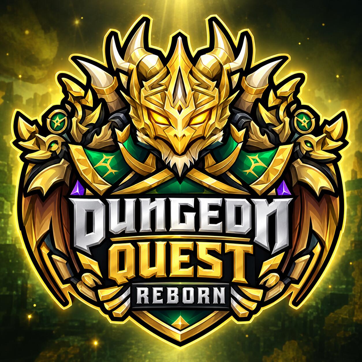 Discovery splash banner for Dungeon Quest Reborn - Official Community Discord server