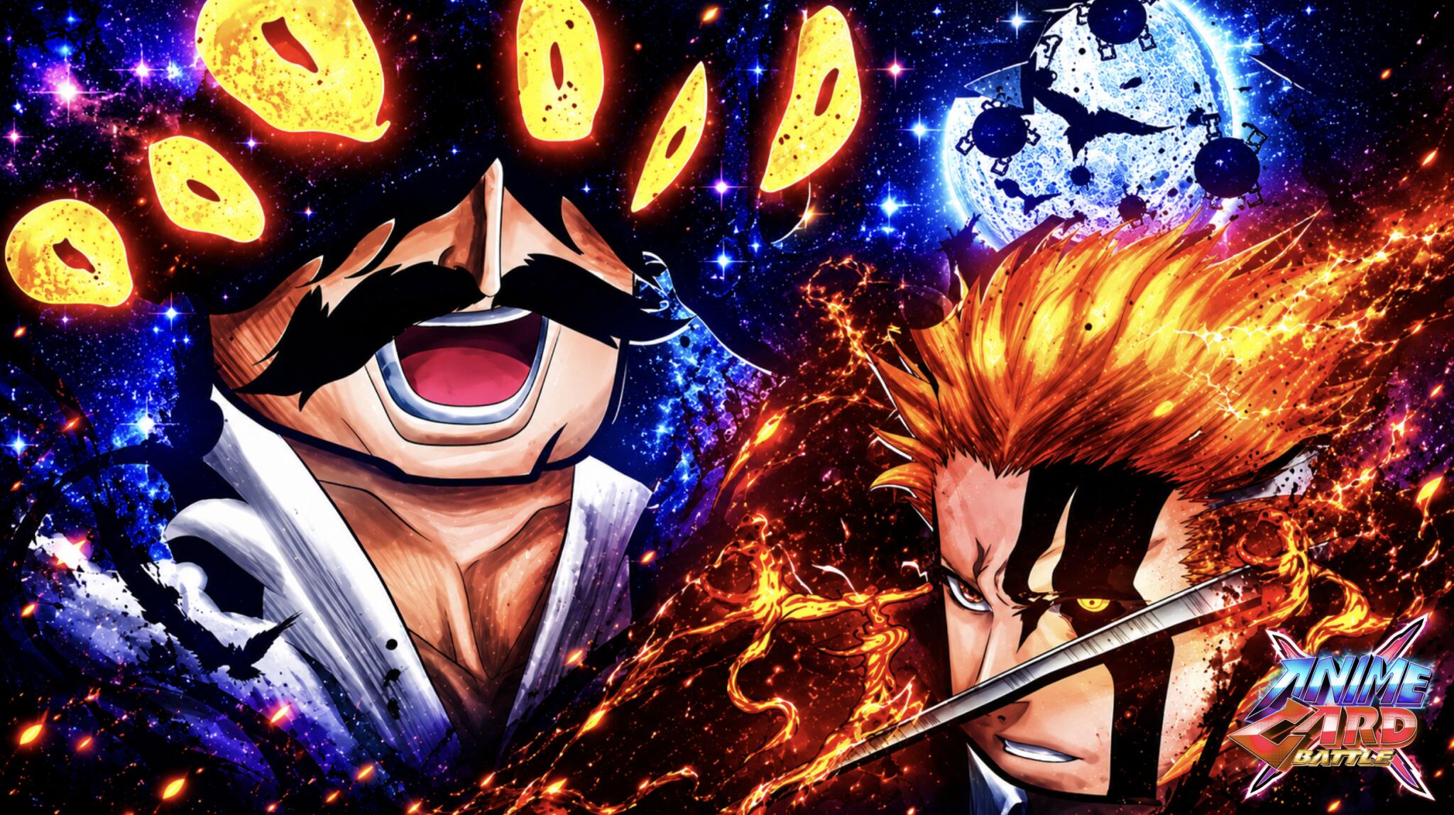 Discovery splash banner for Anime Card Battle X Discord server