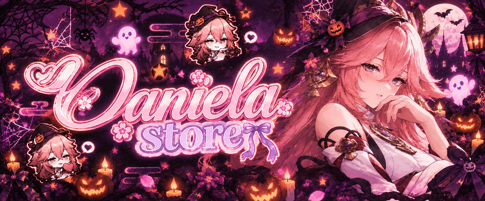 Discovery splash banner for Daniela Store🎃 Discord server