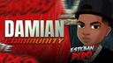Discovery splash banner for Damian Community Discord server