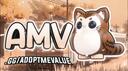 Discovery splash banner for Adopt Me Values & Middleman Discord server