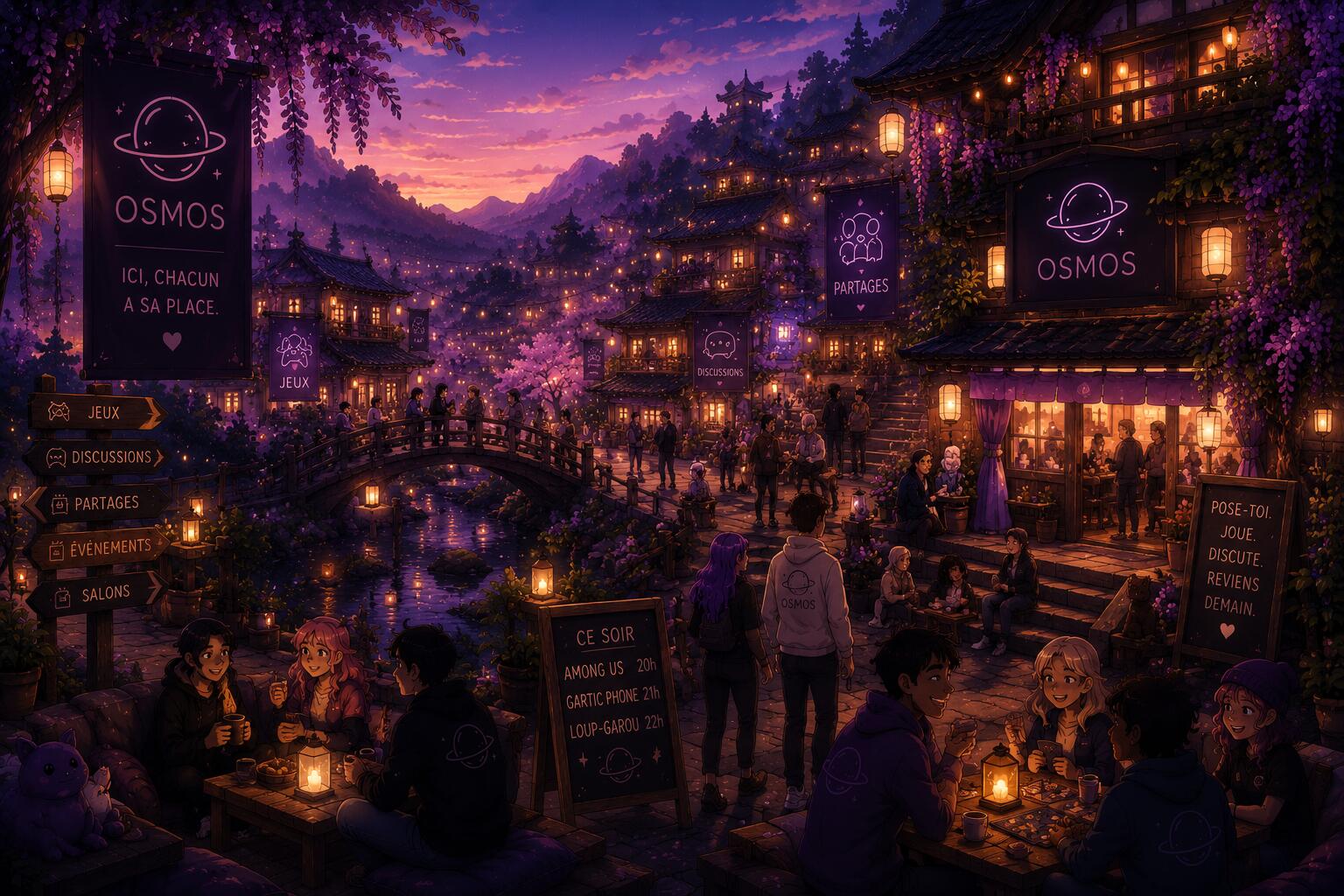 Discovery splash banner for 𝑶𝑺𝑴𝑶𝑺 🪐 Discord server