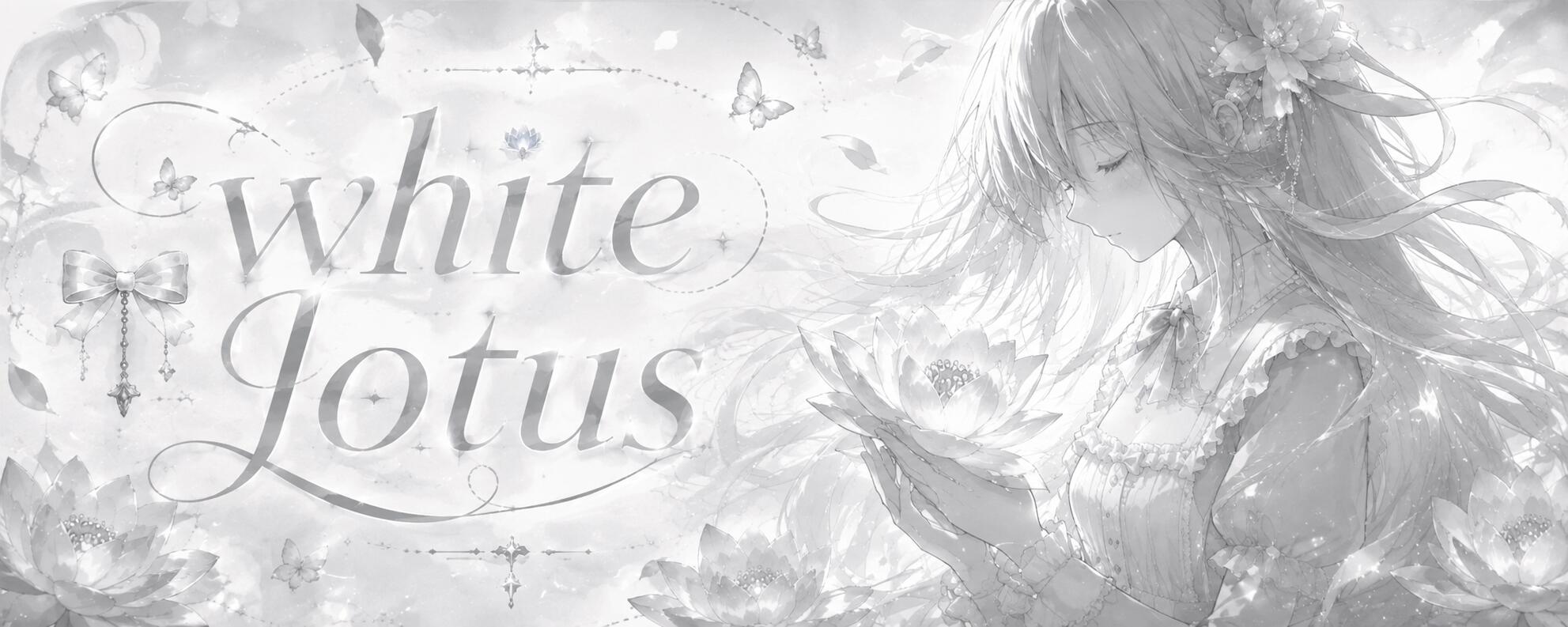 Discovery splash banner for White Lotus Discord server