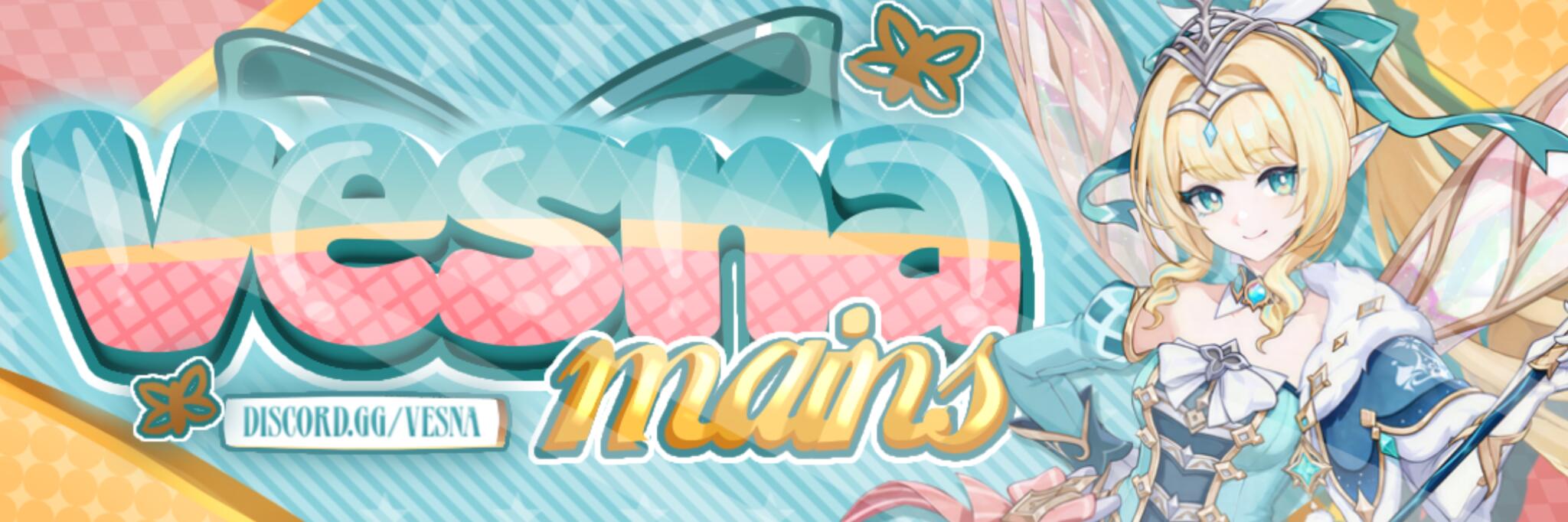 Discovery splash banner for Vesna Mains ᯽ Genshin Impact Discord server