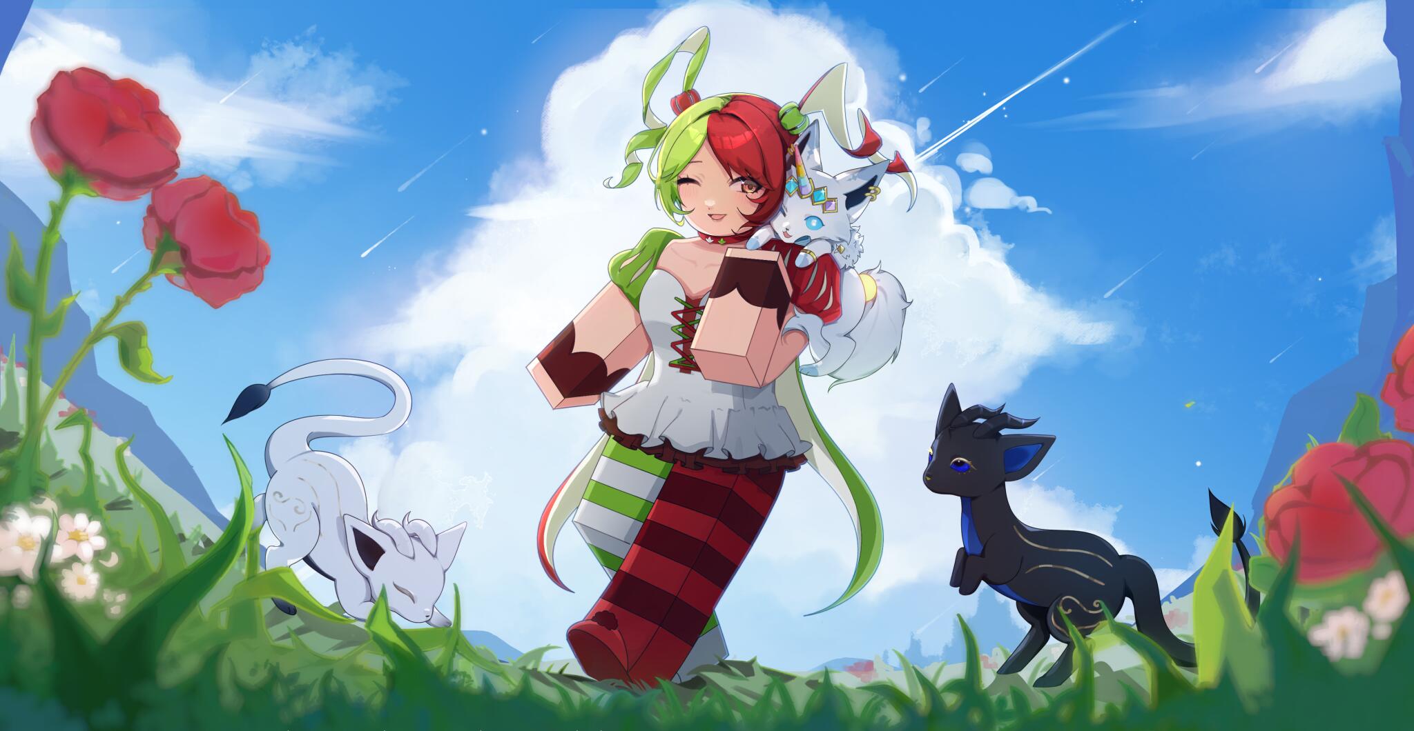 Discovery splash banner for Everblue:Dungeons | DollNova Discord server