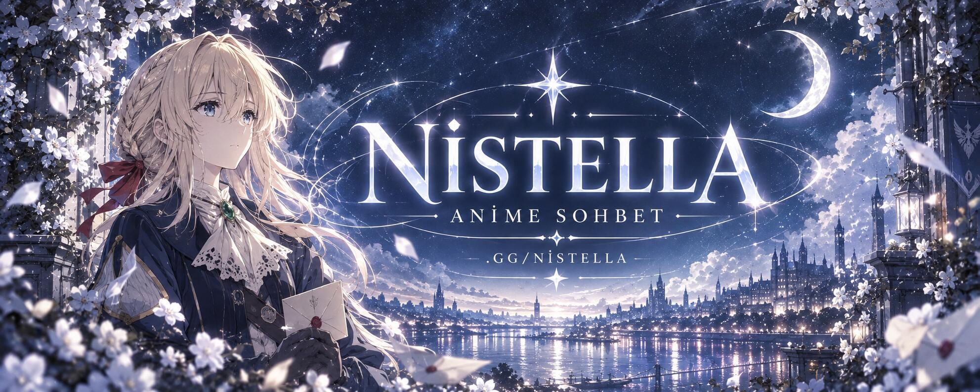 Discovery splash banner for ⋆˚࿔ Nistella • Nexus ✧ #1.2K #YETKİLİ ALIM Discord server