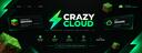 Discovery splash banner for Crazy Cloud™ | 24/7 Hosting Discord server