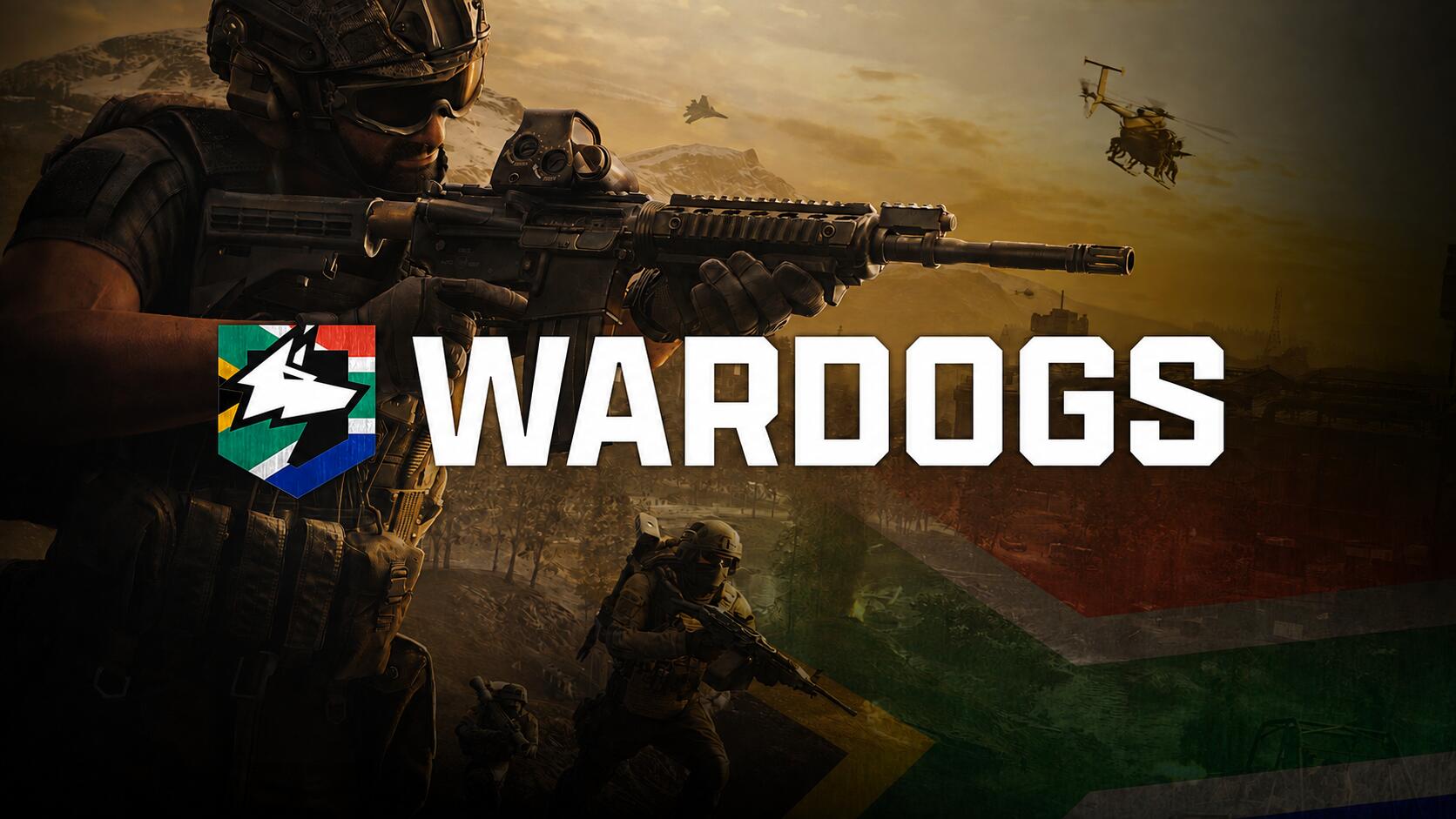 Discovery splash banner for Wardogs ZA Discord server