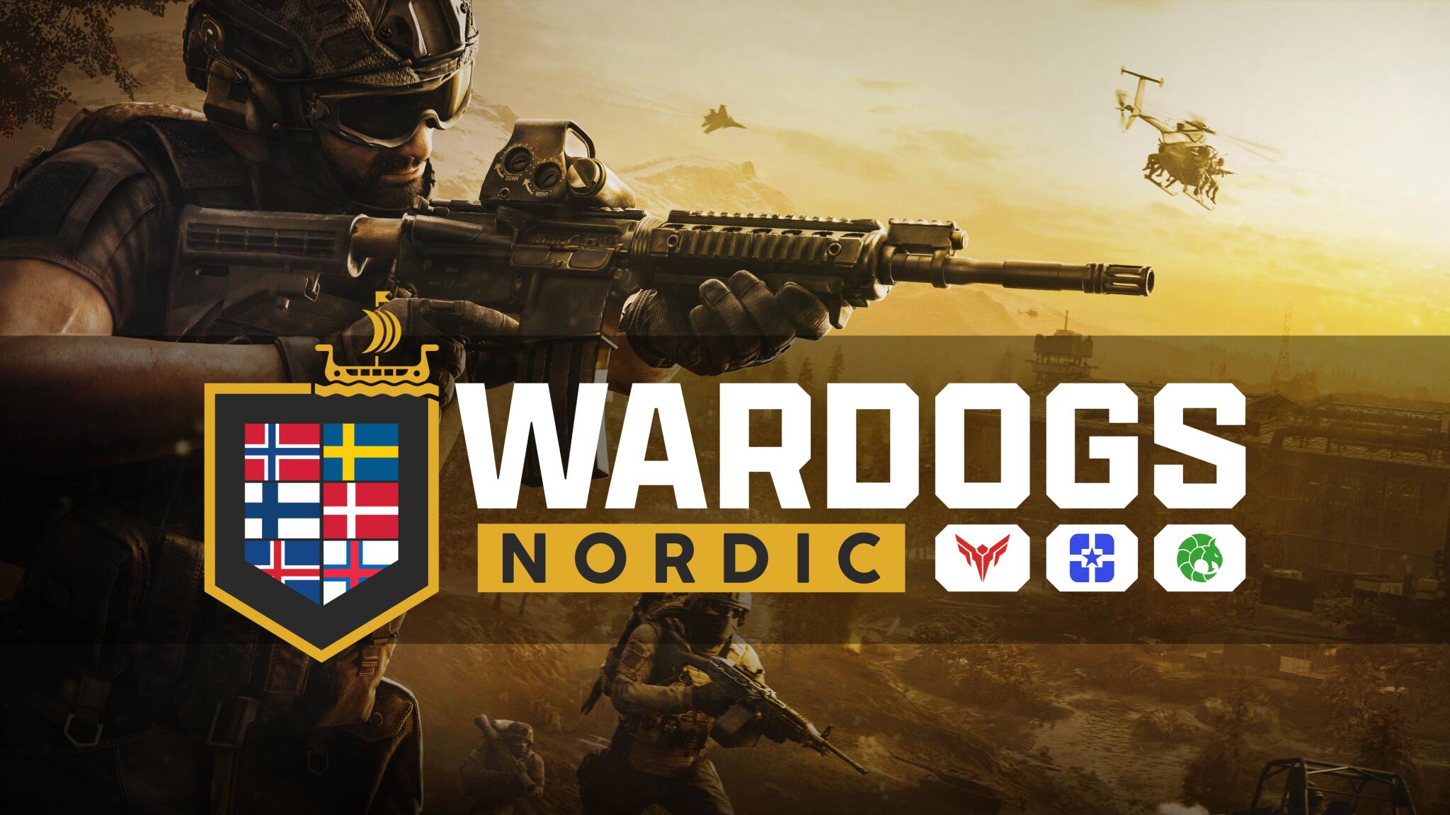 Discovery splash banner for WARDOGS NORDIC Discord server