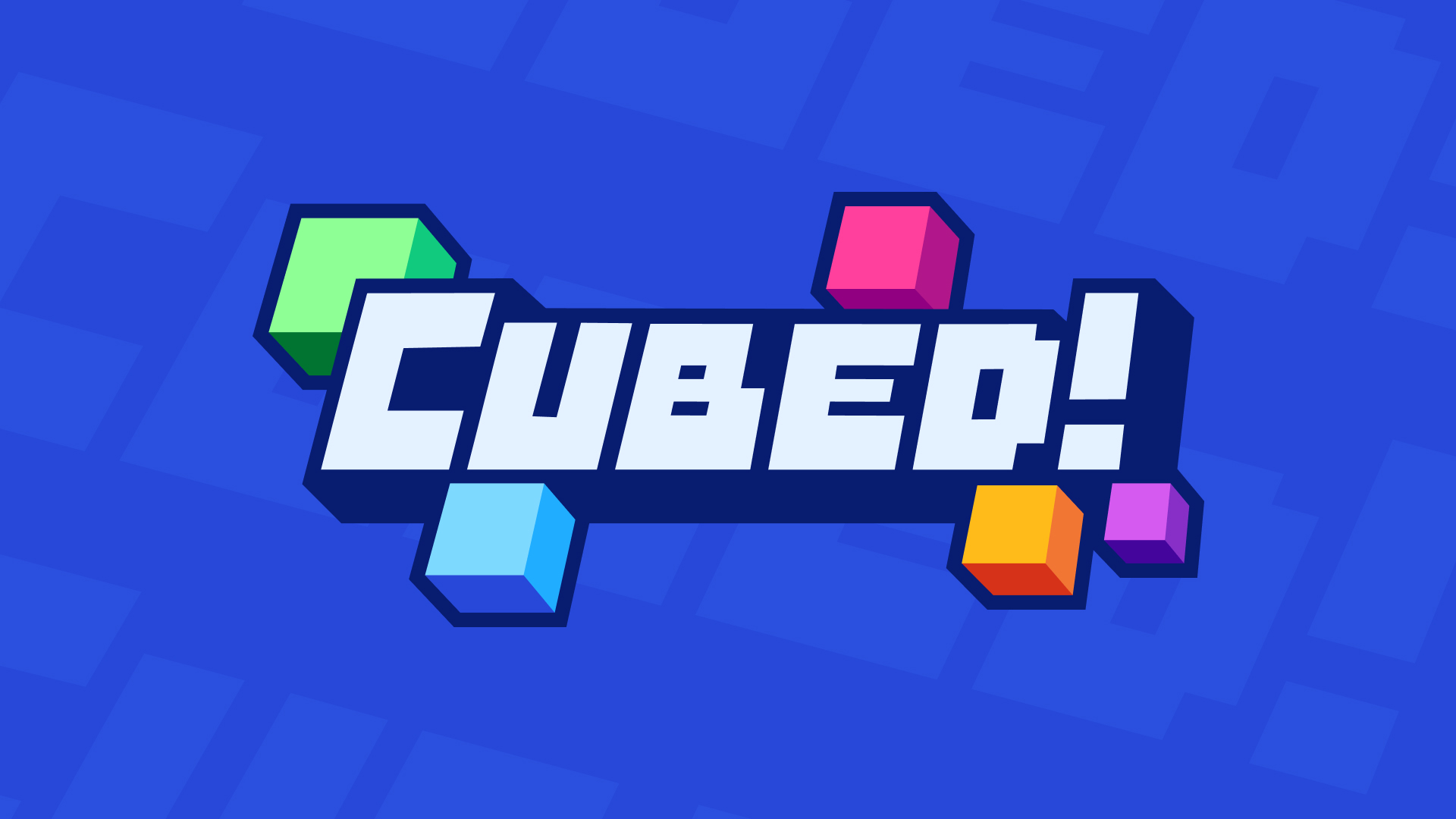 Discovery splash banner for Cubed! - The In-Game Minecraft Convention Discord server