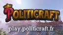 Discovery splash banner for Politicraft | Serveur Minecraft 2025 Discord server