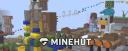 Discovery splash banner for Minehut Discord server