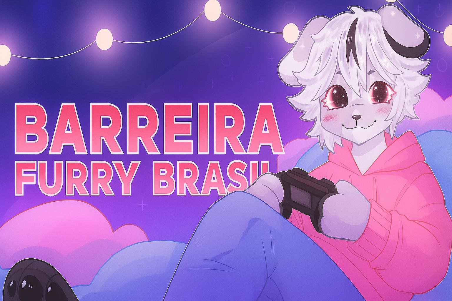 Discovery splash banner for Barreira Furry Brasil - VRChat Discord server