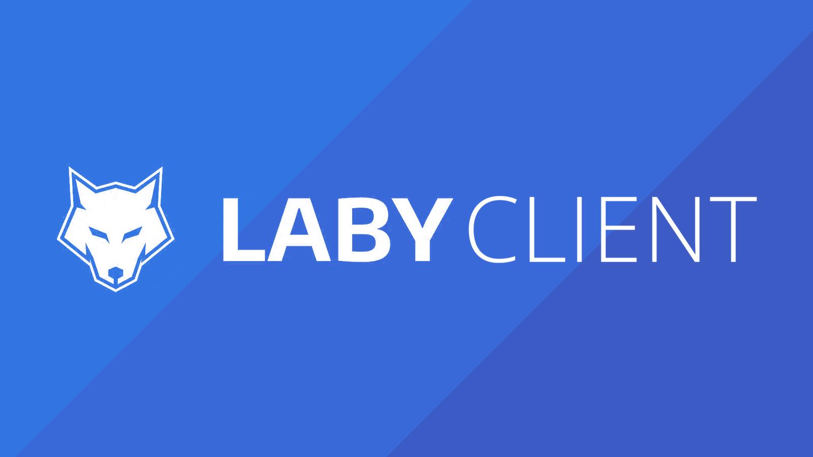 Discovery splash banner for Laby Client Discord server