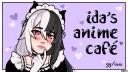 Discovery splash banner for ida's anime cafe ♡ Discord server