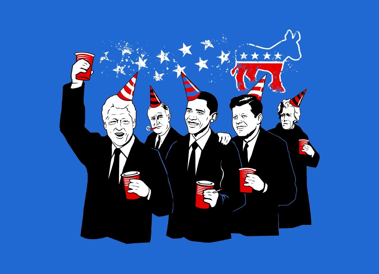 Discovery splash banner for Democrats Discord server