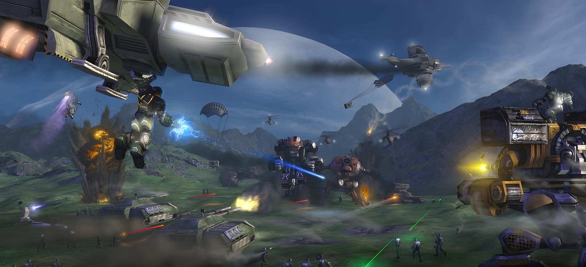 Discovery splash banner for MechAssault Reborn Discord server