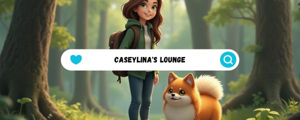 Discovery splash banner for Caseylina's lounge 🩵 Discord server