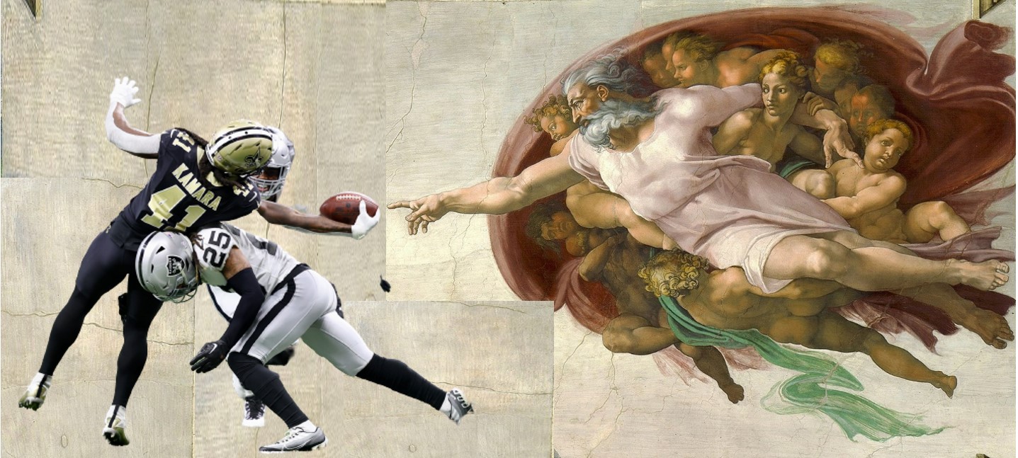 Discovery splash banner for Who Dat Nation Discord server