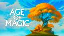 Discovery splash banner for Age of Magic Discord server