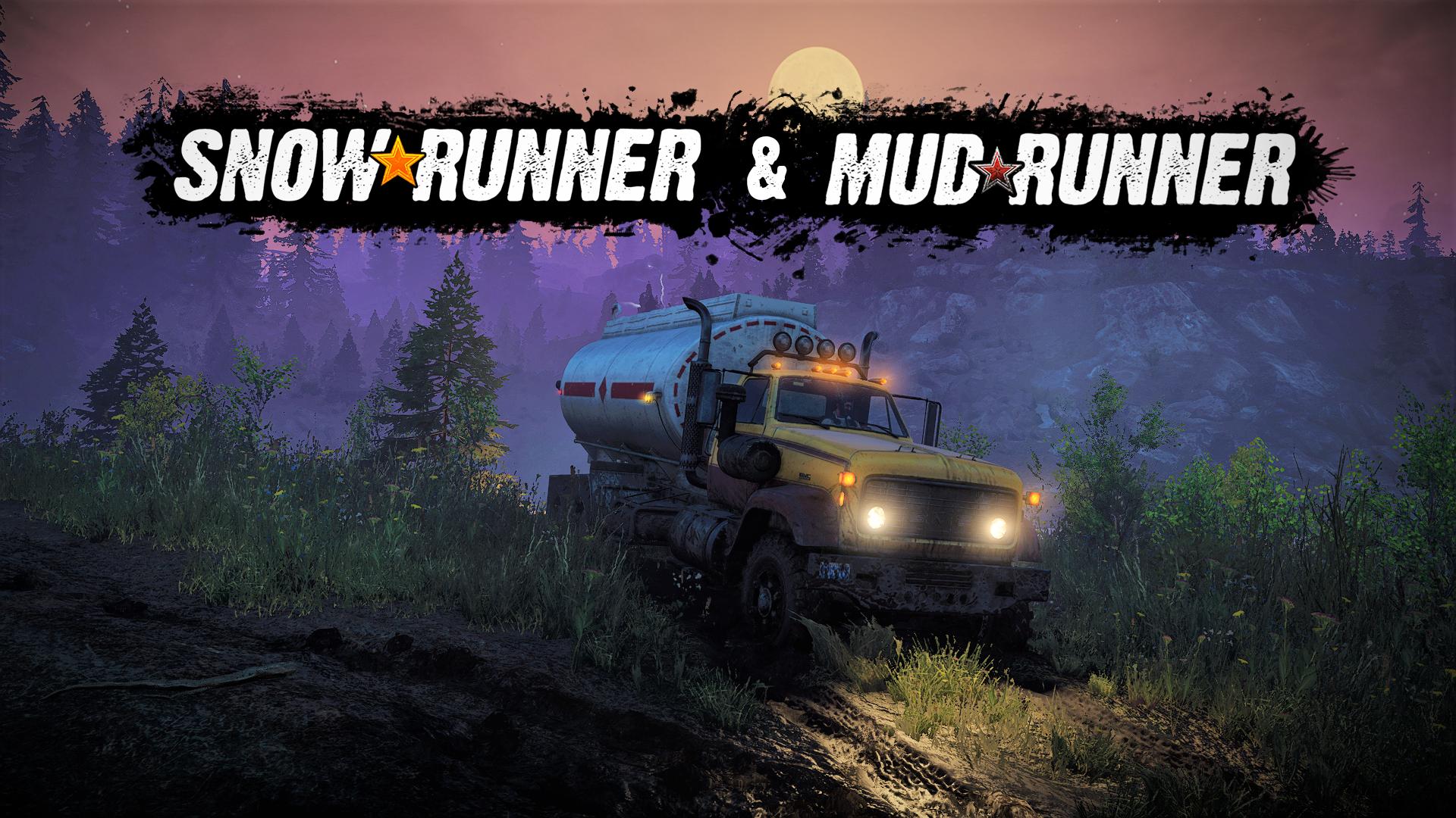 Discovery splash banner for MudRunner & SnowRunner Discord server