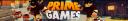 Discovery splash banner for Prime Games Discord server