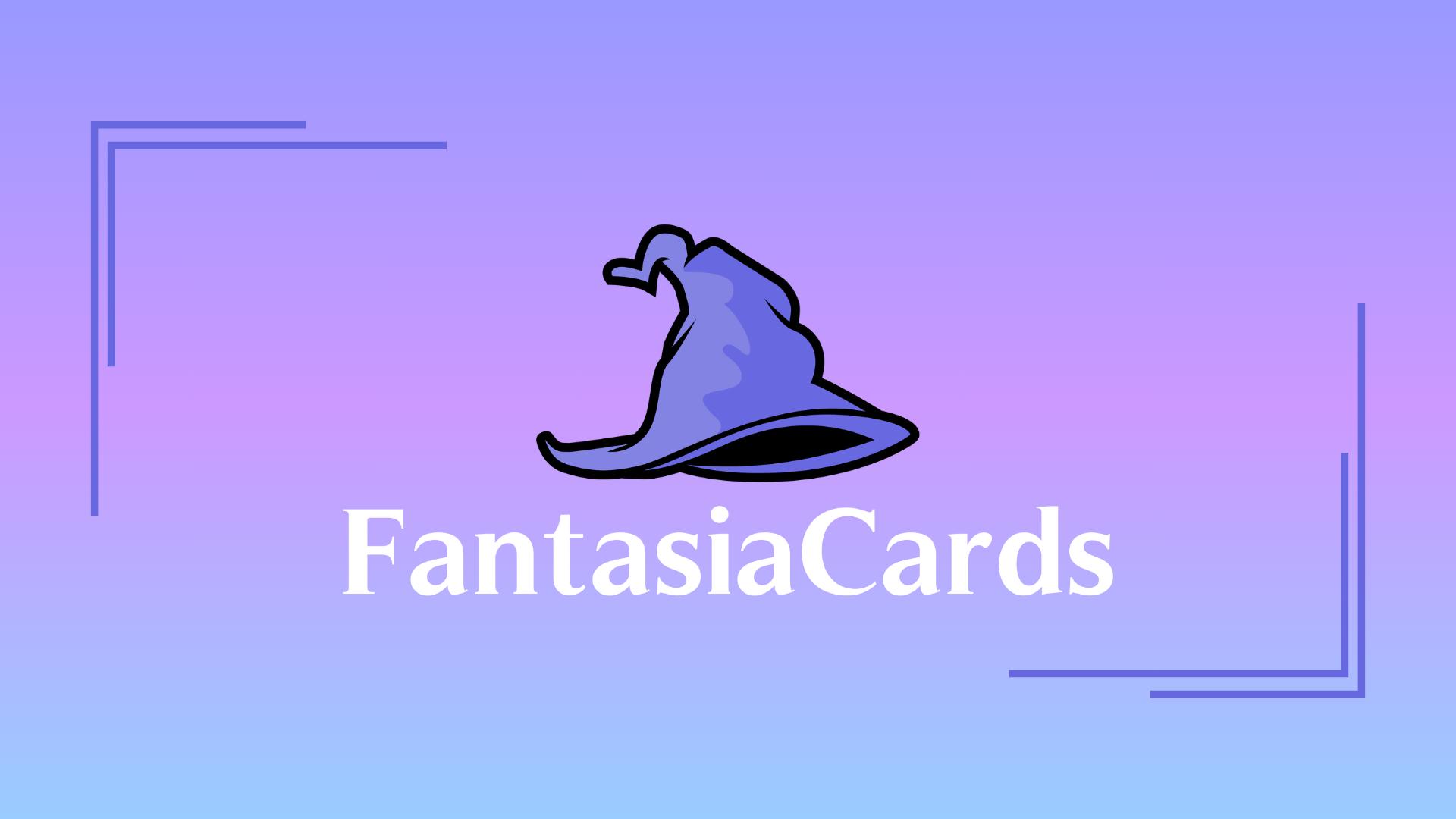 Discovery splash banner for FantasiaCards Discord server