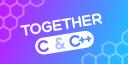 Discovery splash banner for Together C & C++ Discord server