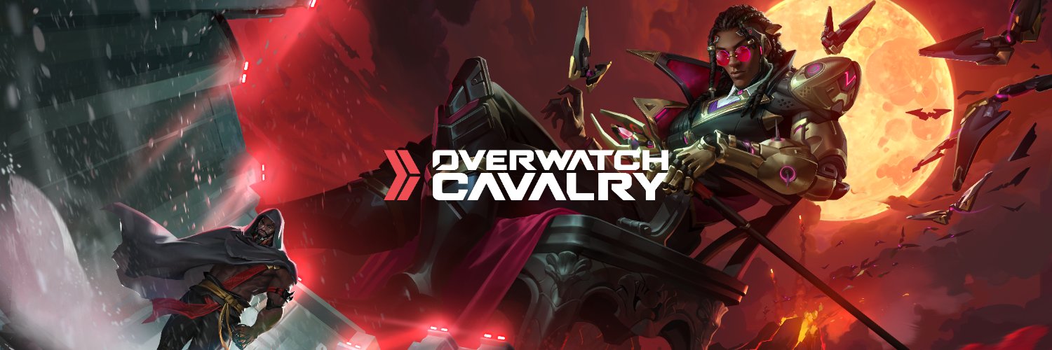 Discovery splash banner for Overwatch Cavalry Discord server