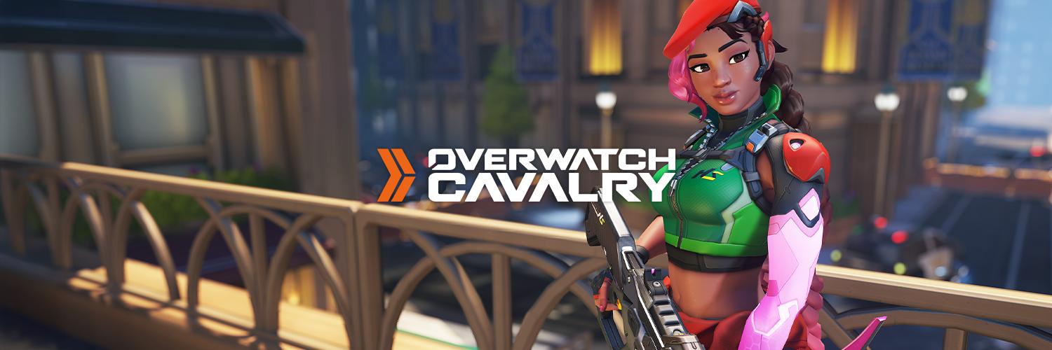 Discovery splash banner for Overwatch Cavalry Discord server