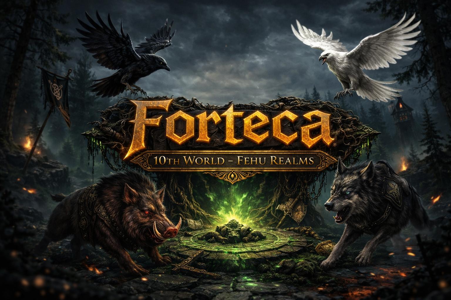 Discovery splash banner for ᚠ Forteca ✨ ᚠᛖᚺᚢ ✨ Discord server