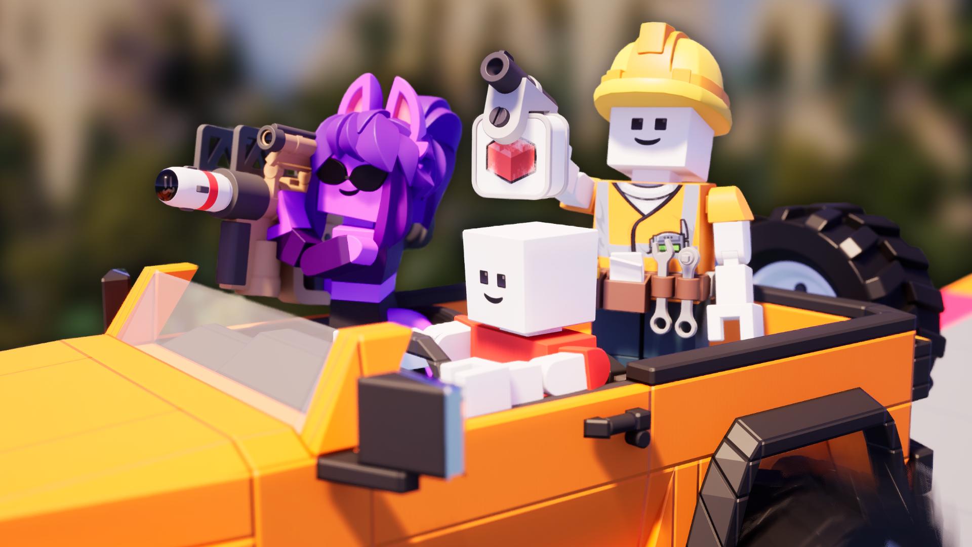 Discovery splash banner for Brickadia Discord server