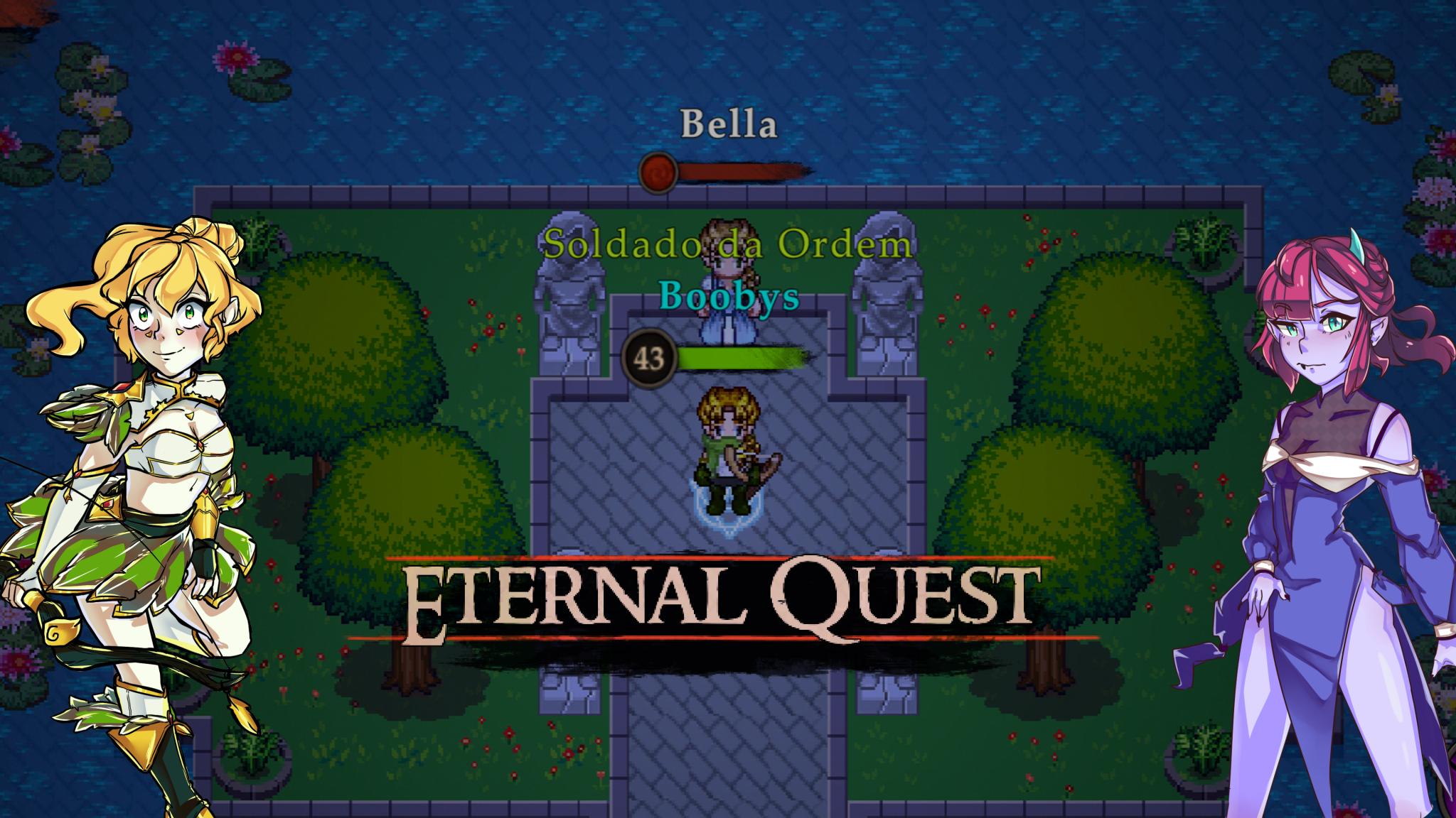 Discovery splash banner for Eternal Quest Discord server
