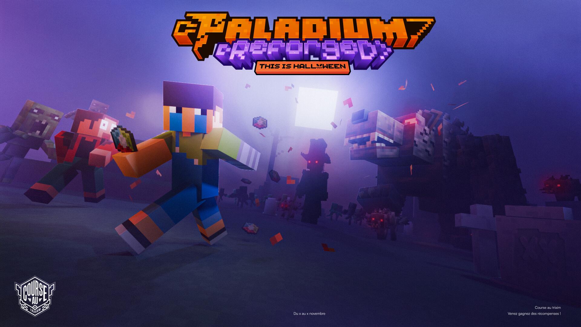 Discovery splash banner for Paladium Discord server