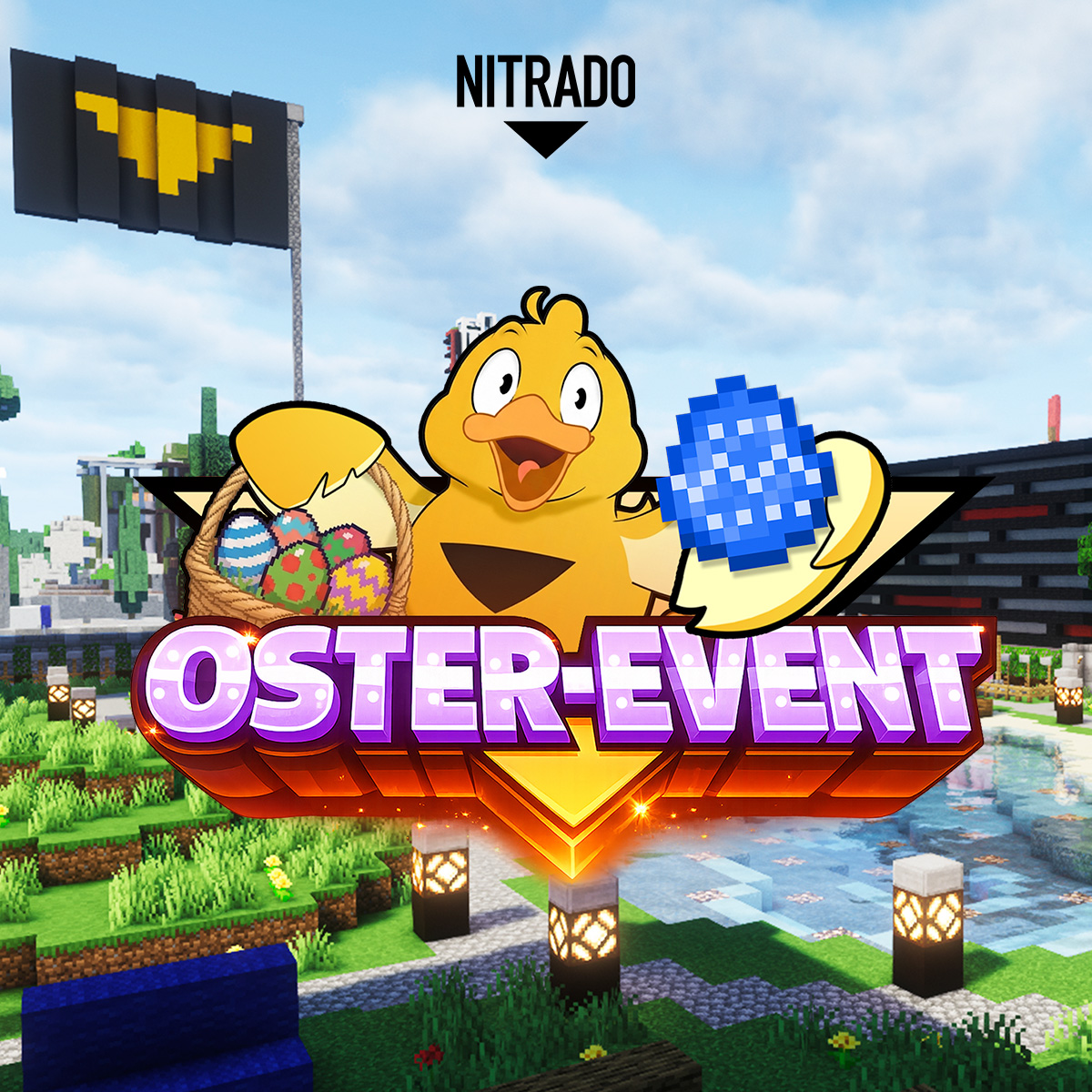 Discovery splash banner for Nitrado Community Discord server