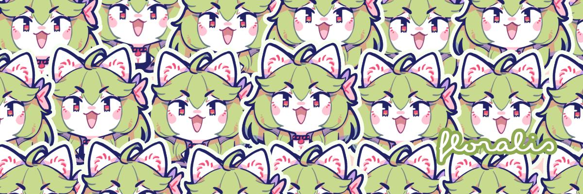 Discovery splash banner for -`Λ floralis β’ secret society πΏπΈ Discord server